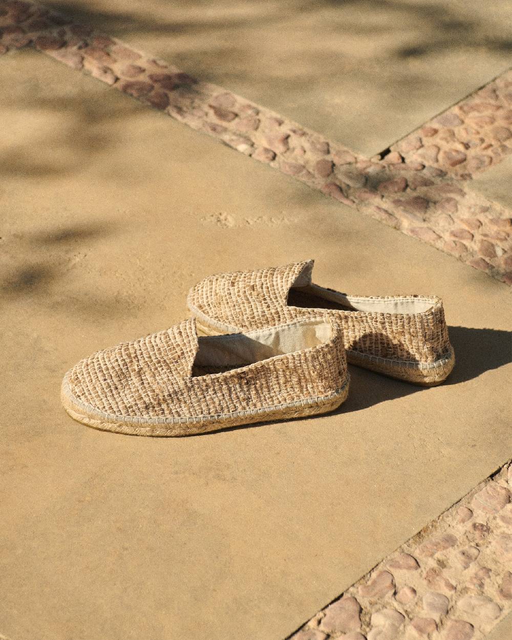 Manebí Raw Woven Silk \u0026 Cotton Espadrilles - Yucatán Natural