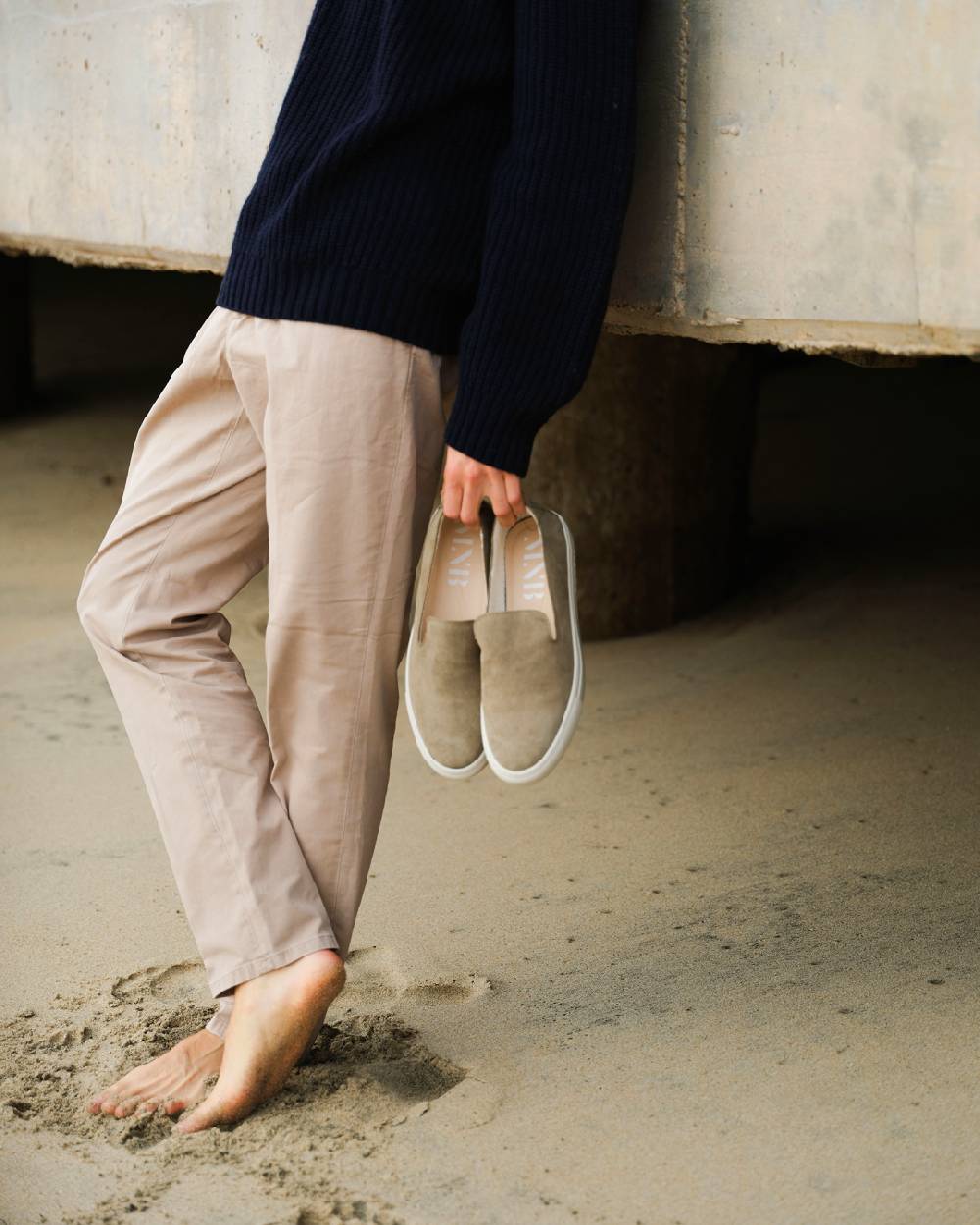 Manebí Slip-On In Pelle Scamosciata - Hamptons - Forest