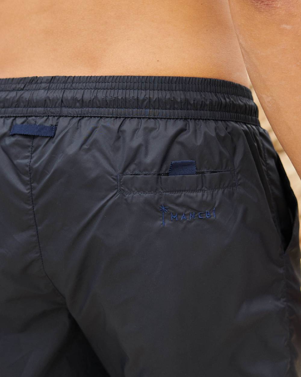 Manebí Solid Color Swim Shorts - Recycled Ultra Light Night Blue
