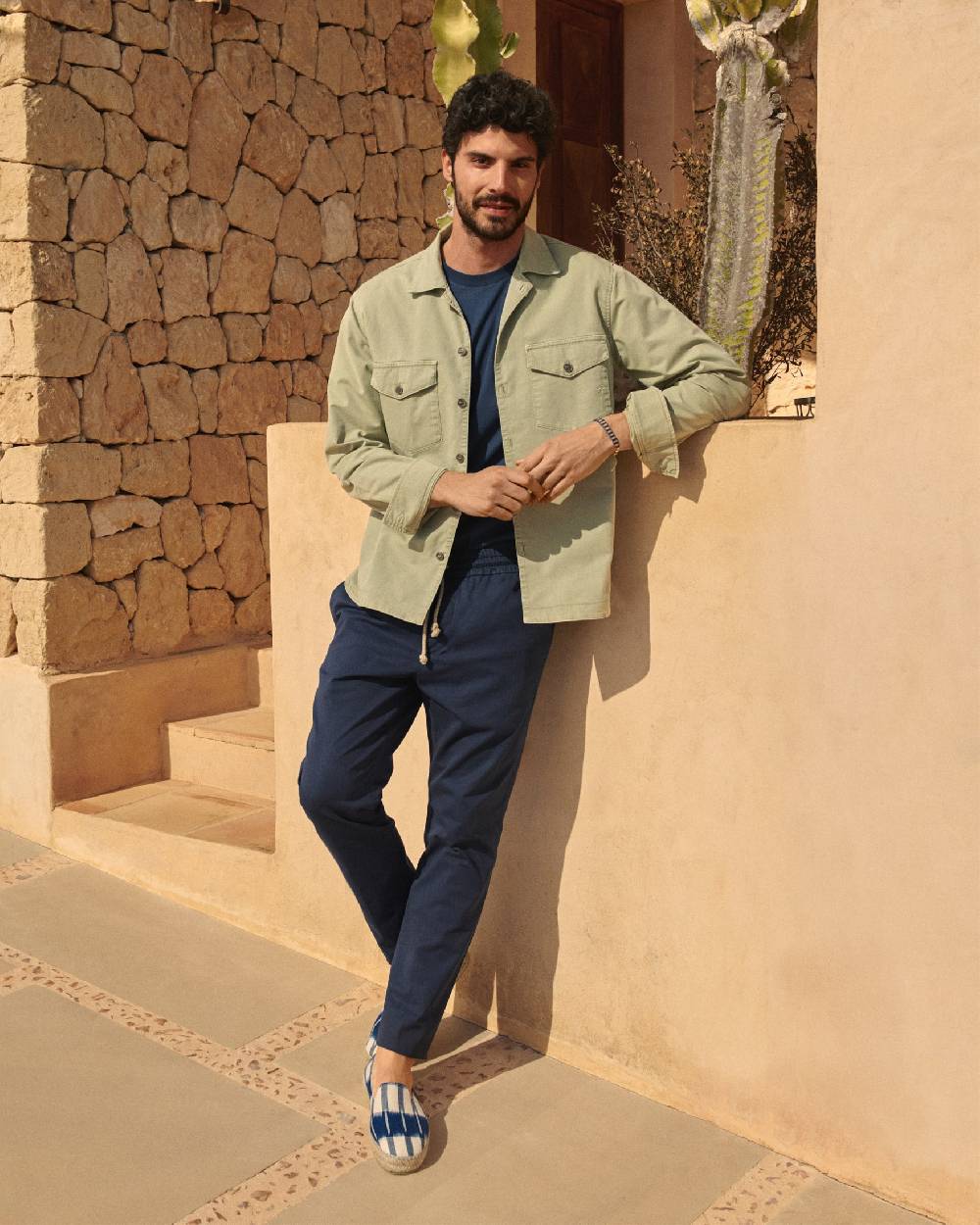 Manebí Stonewashed Cotton| Venice Trousers - Night Blue