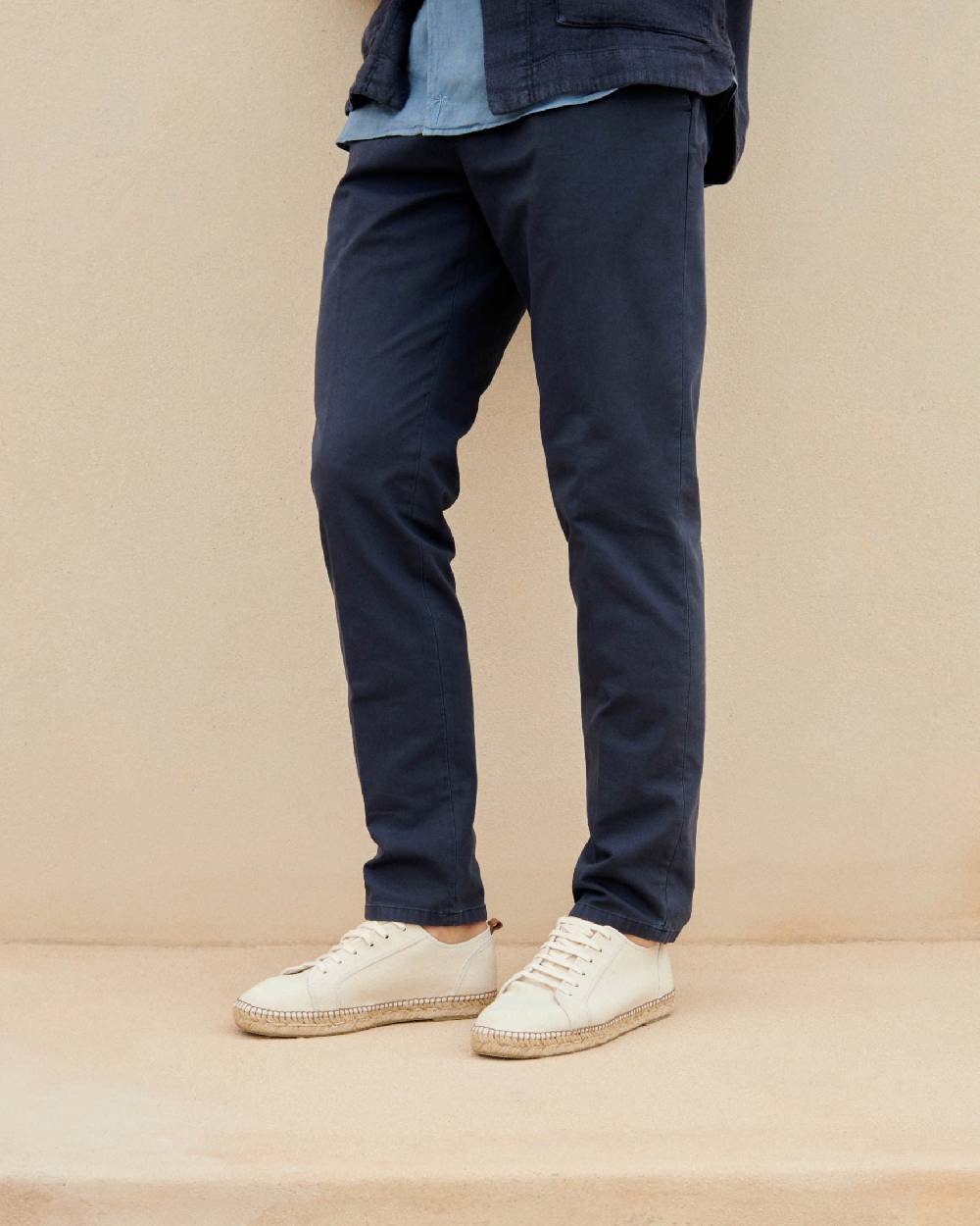 Manebí Stonewashed Cotton| Venice Trousers - Night Blue