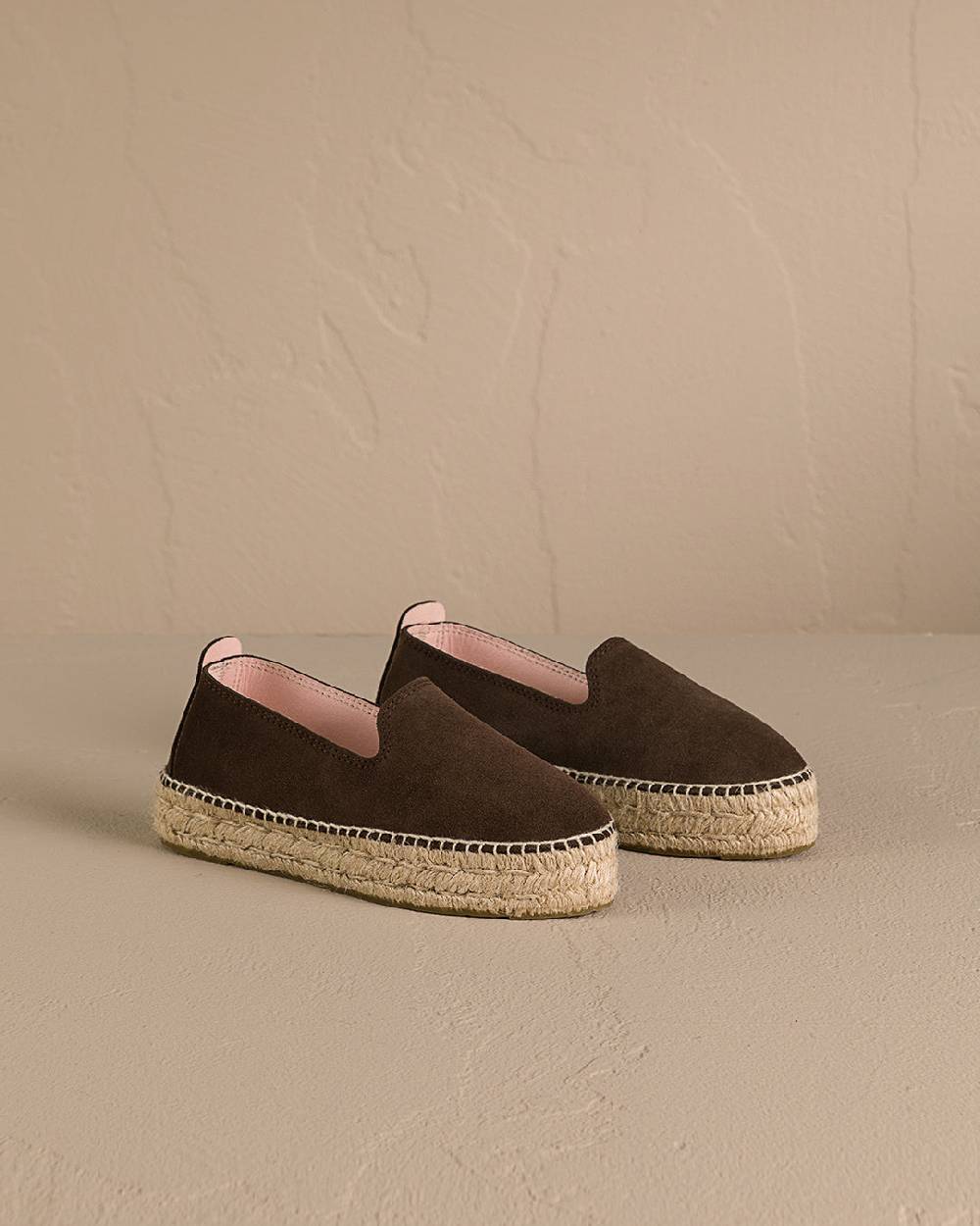 Manebí Suede Double Sole Espadrilles - Hamptons Cocoa