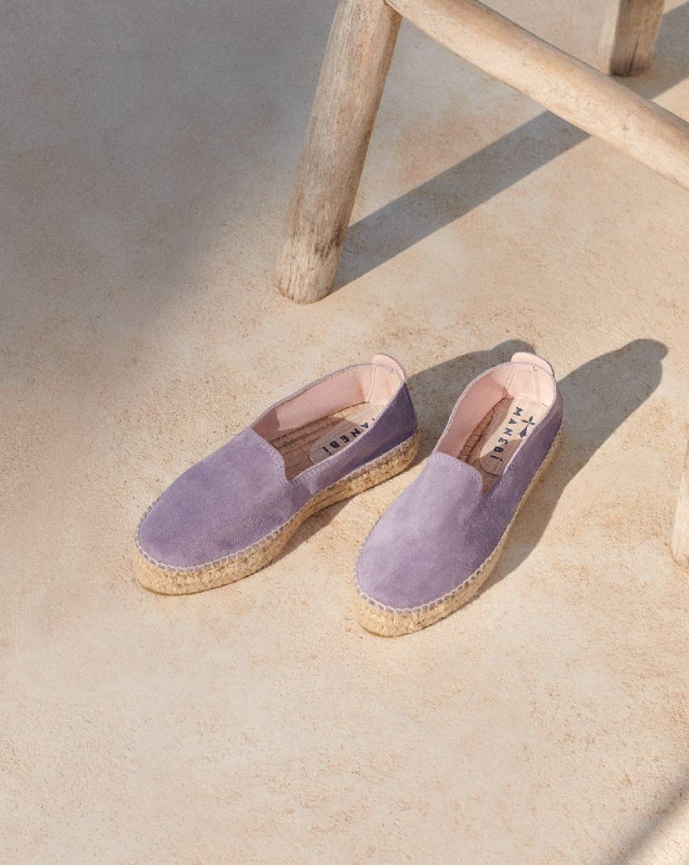 Manebí Suede Double Sole Espadrilles - Hamptons Wisteria Lilac