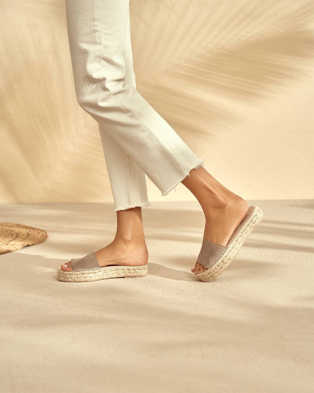 Manebí Suede Double Sole Slides - Hamptons Coco Brown