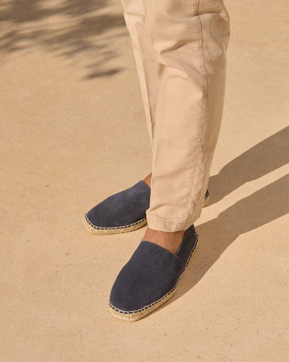 Manebí Suede Square Toe Espadrilles - Hamptons Patriot Blue