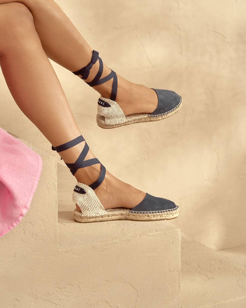 Manebí Valenciana Con Suola Bassa - Hamptons - Patriot Blu