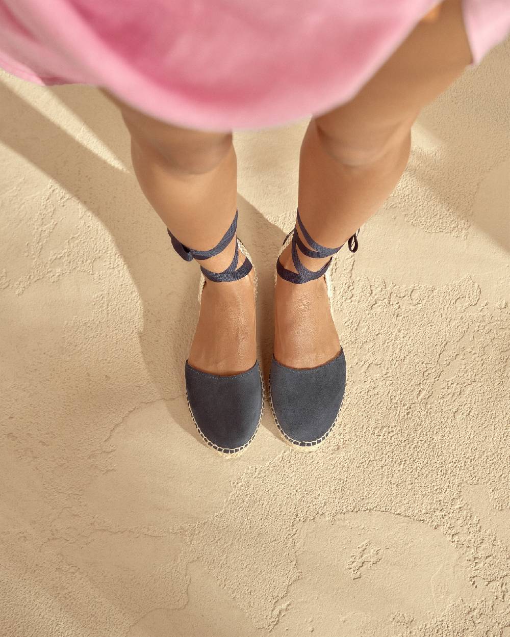 Manebí Valenciana con suola bassa - Hamptons - Patriot Blu