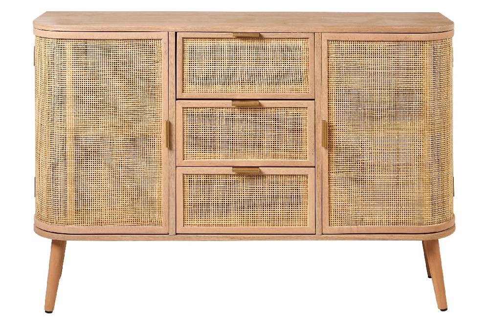 Novità Home Acapulco - Mobiletto Stondato 3 Cass 2 Sportelli