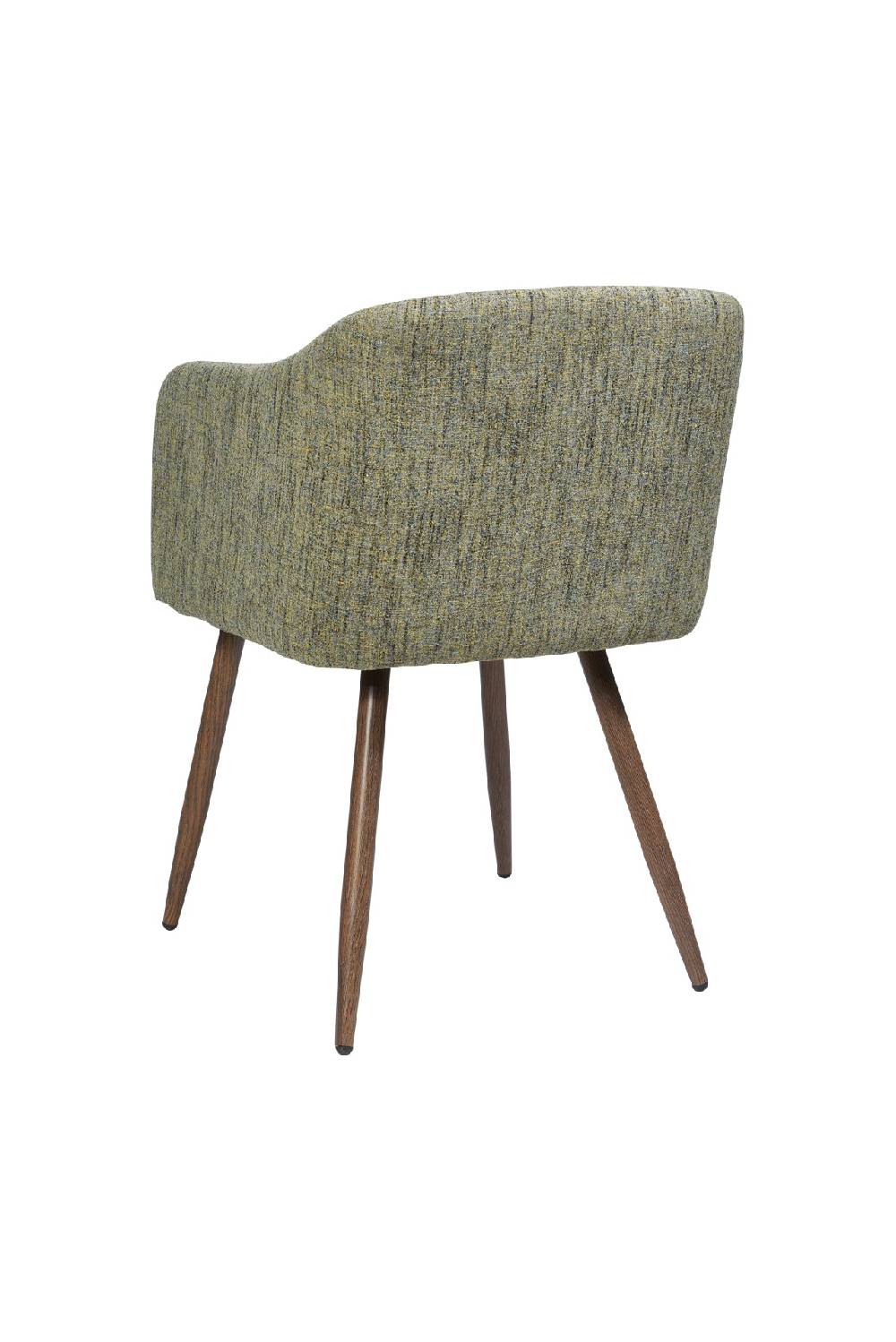 Novità Home Ada - Poltroncina Imbottita In Tessuto Verde Melange