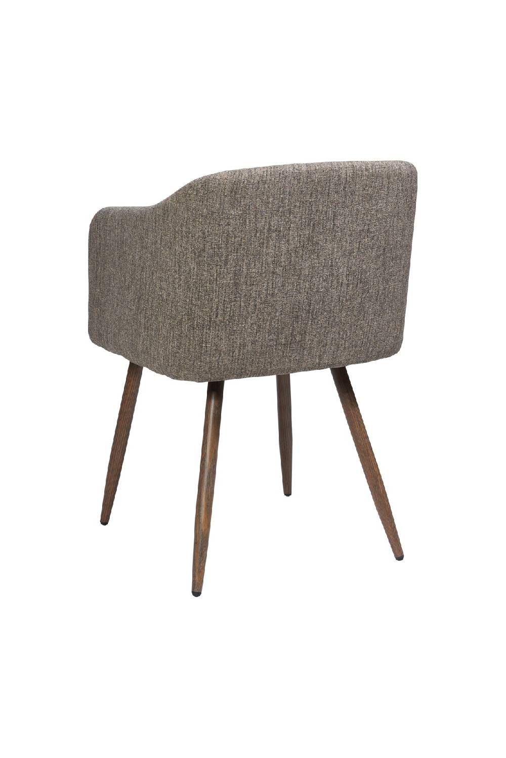 Novità Home Ada - Poltroncina Imbottita Intessuto Marrone Melange