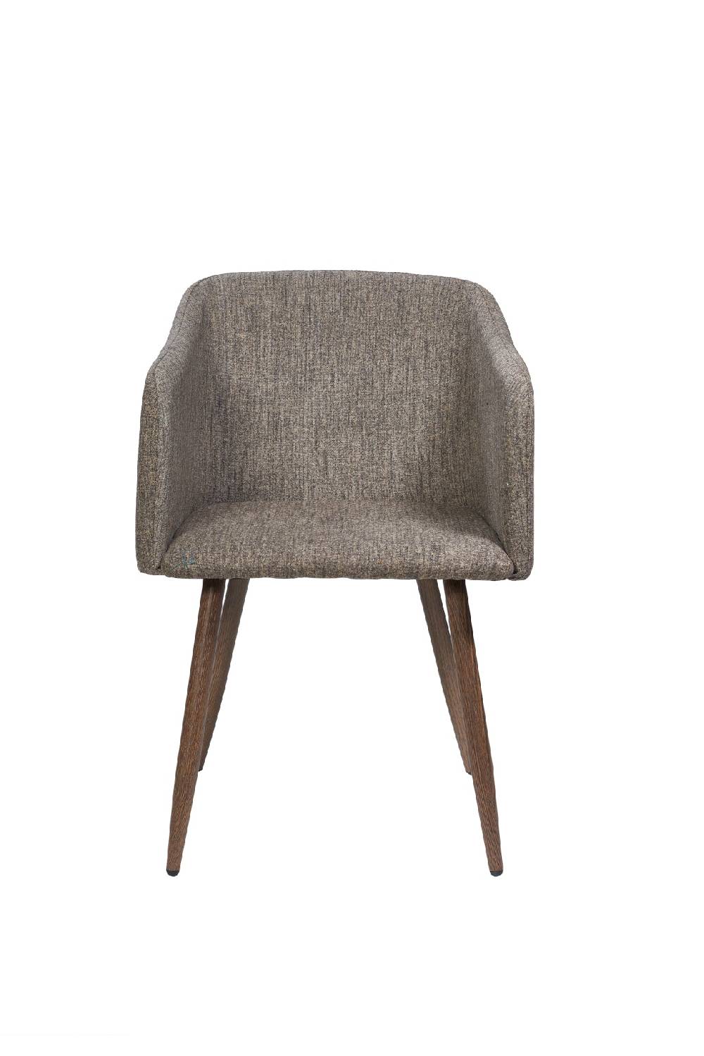 Novità Home Ada - Poltroncina Imbottita Intessuto Marrone Melange