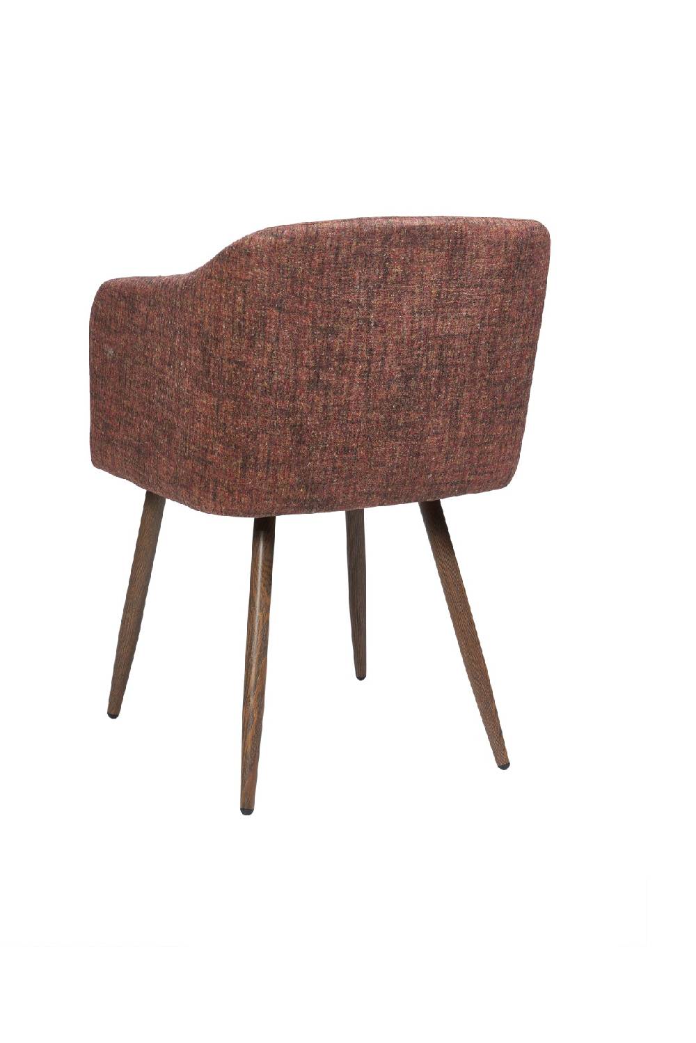 Novità Home Ada - Poltroncina Imbottita Intessuto Rossa Melange