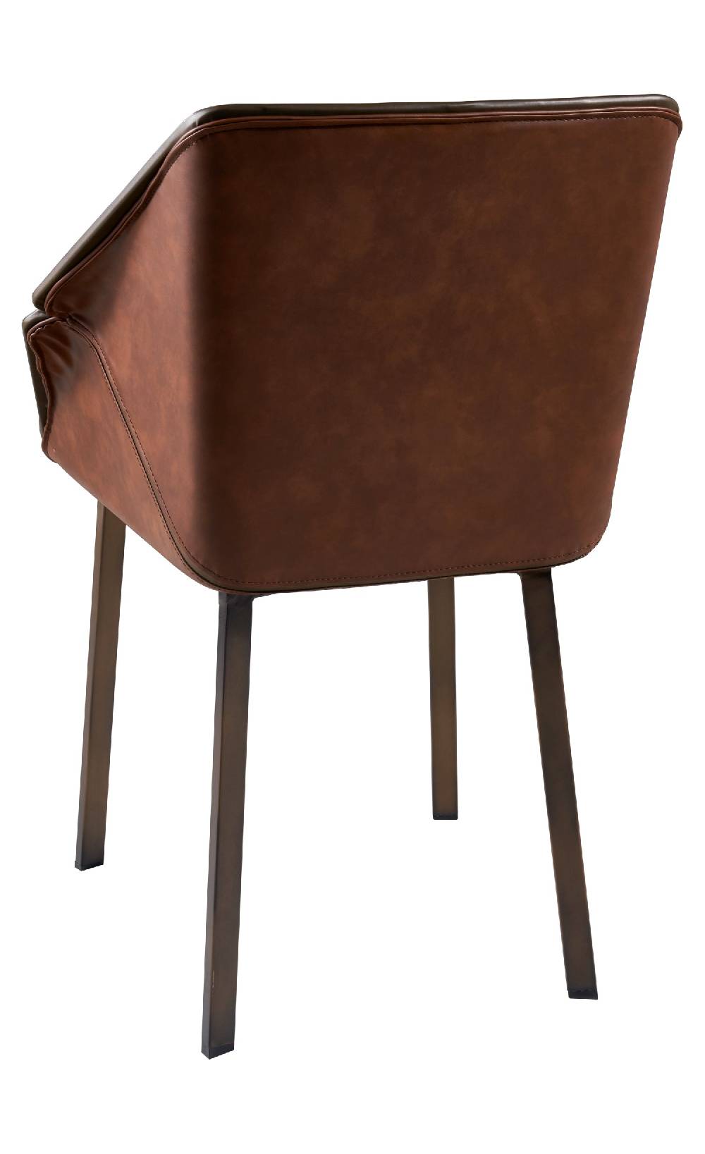 Novità Home Adonis Sedia - Imbottita Interno Marrone Fuori