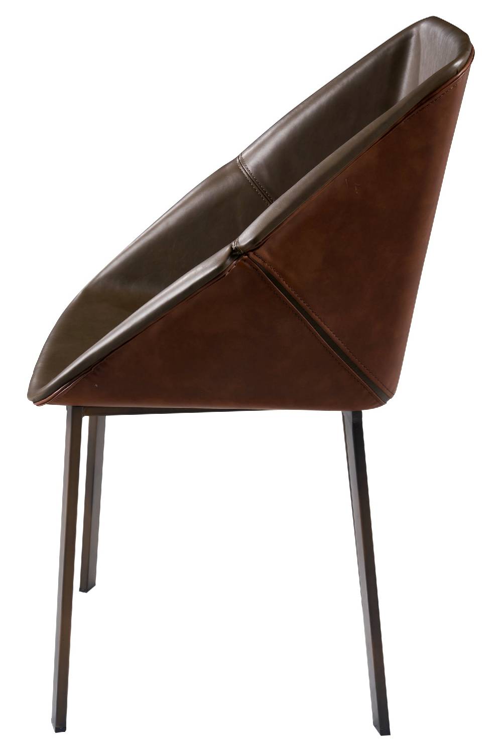 Novità Home Adonis Sedia - Imbottita Interno Marrone Fuori