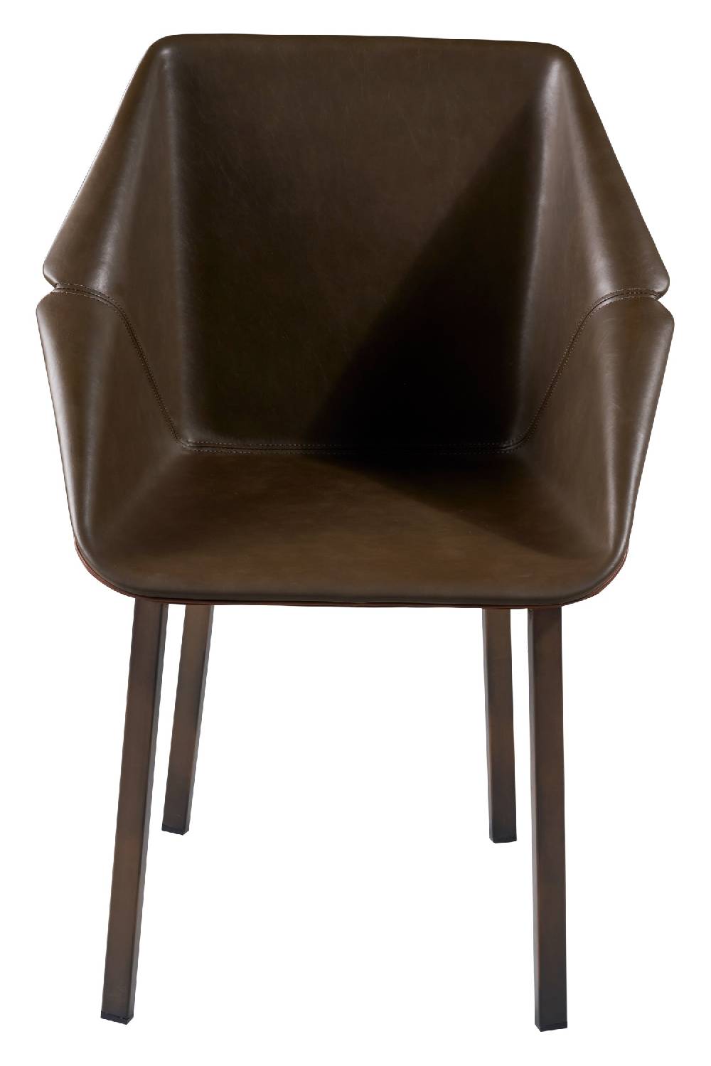 Novità Home Adonis Sedia - Imbottita Interno Marrone Fuori