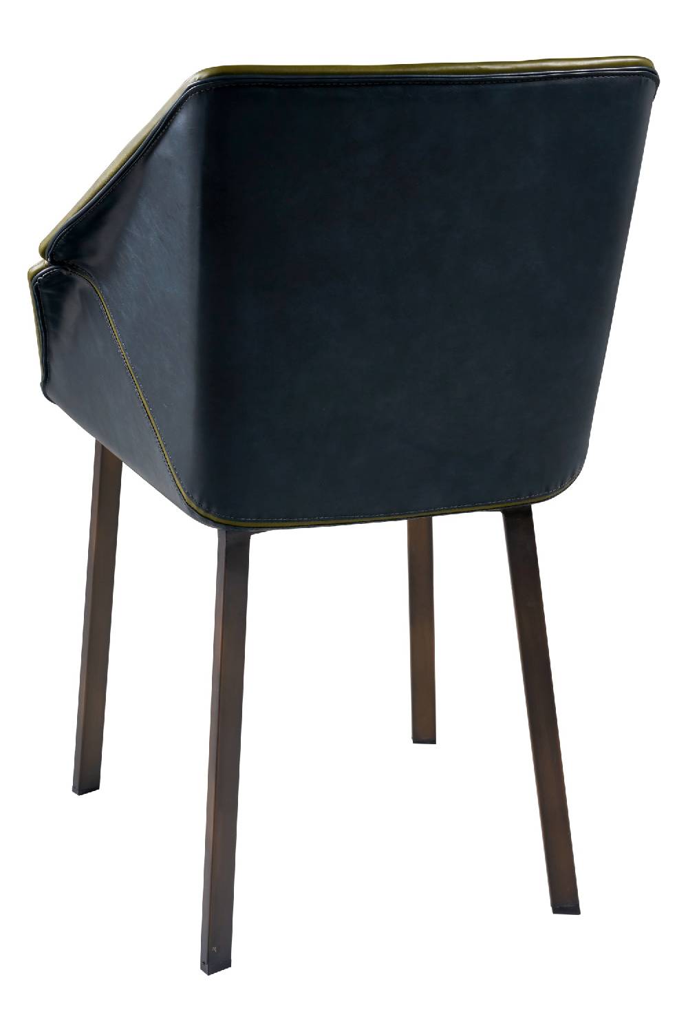 Novità Home Adonis Sedia - Imbottita Interno Verde Esterno Blu Notte