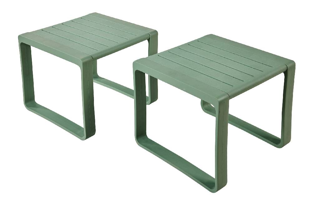 Novità Home Ajobi - Set 1/5 Da Esterno In Pp Verde Salvia