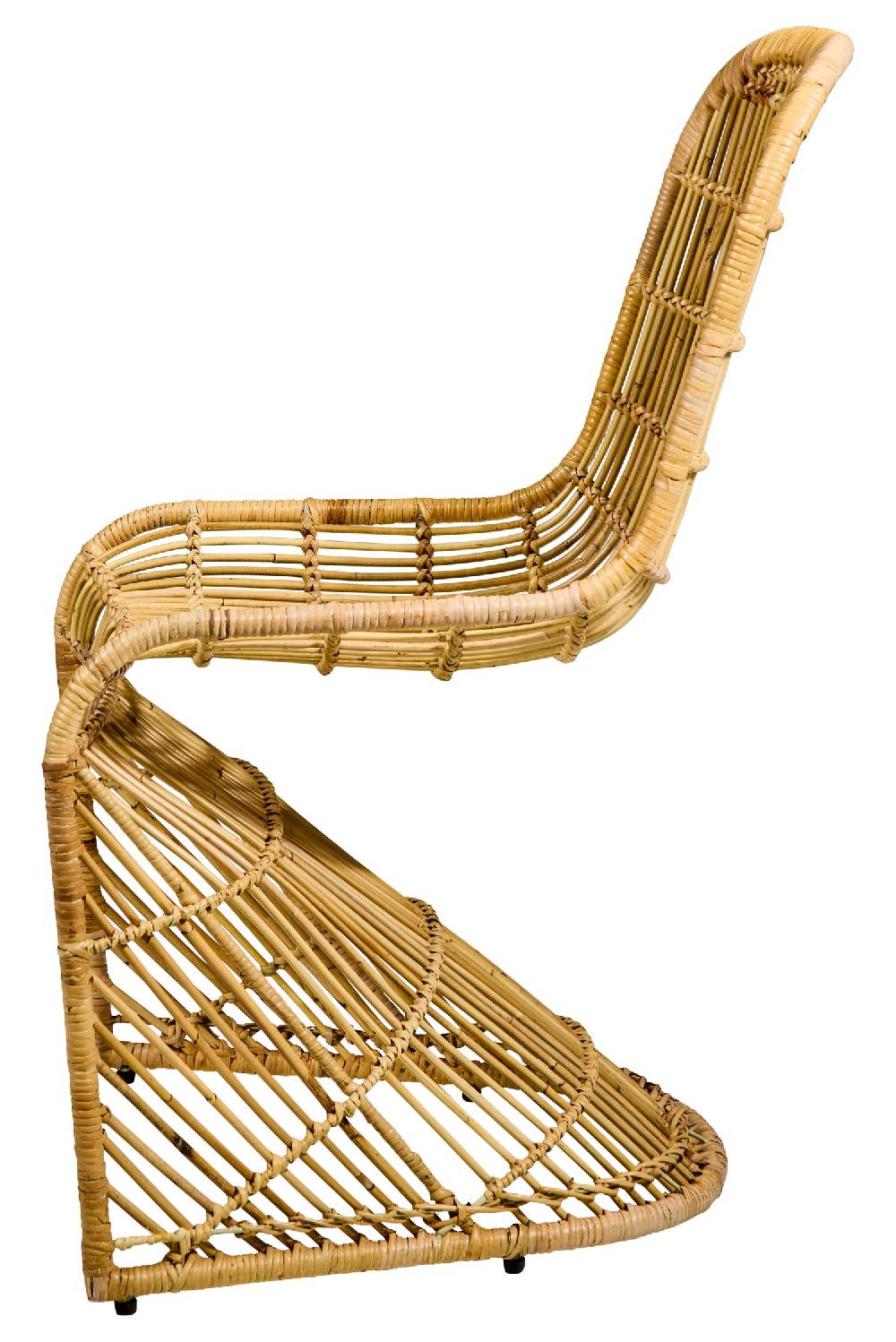 Novità Home Antigua - Sedia Da Esterno In Rattan Naturale