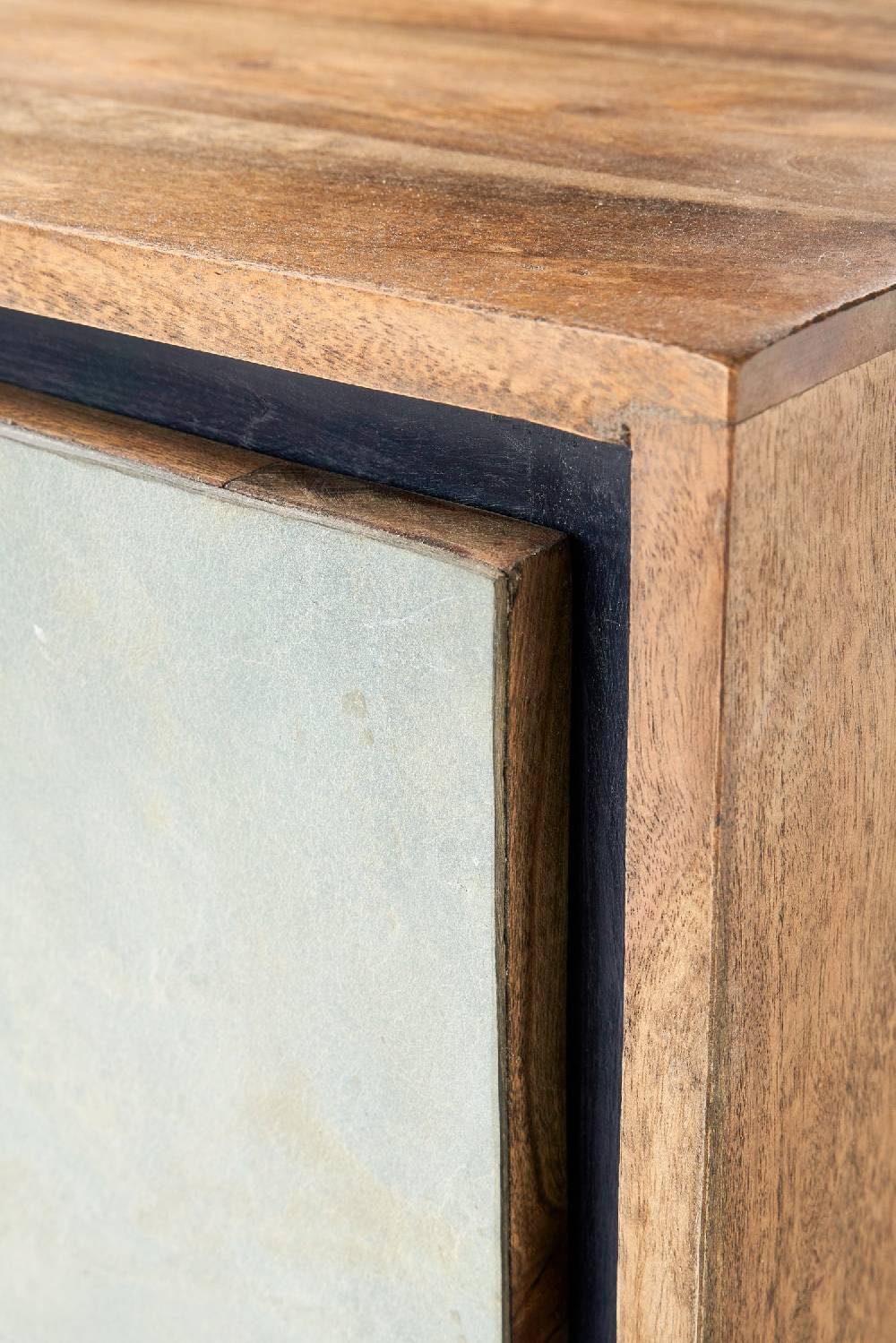 Novità Home Ardesia - Cabinet Uno Sportello 3 Cassetti