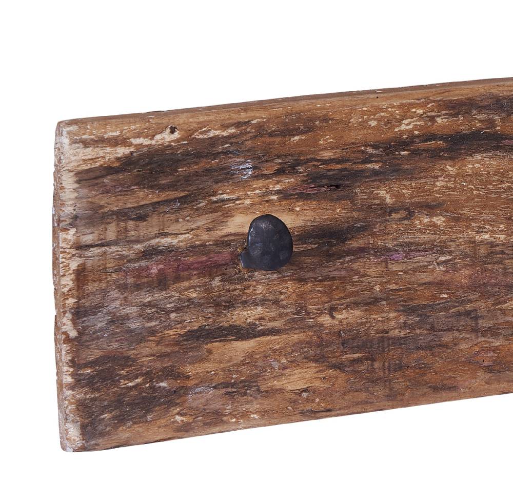 Novità Home Attaccapanni Legno Ganci Metallo - 3 Posti