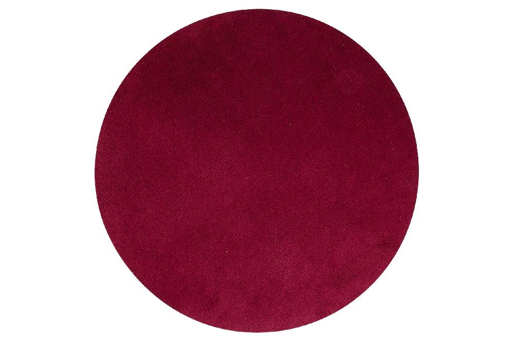 Novità Home Bistrot - Placemate Round Similar Hammered Leather Bordeaux 1/4