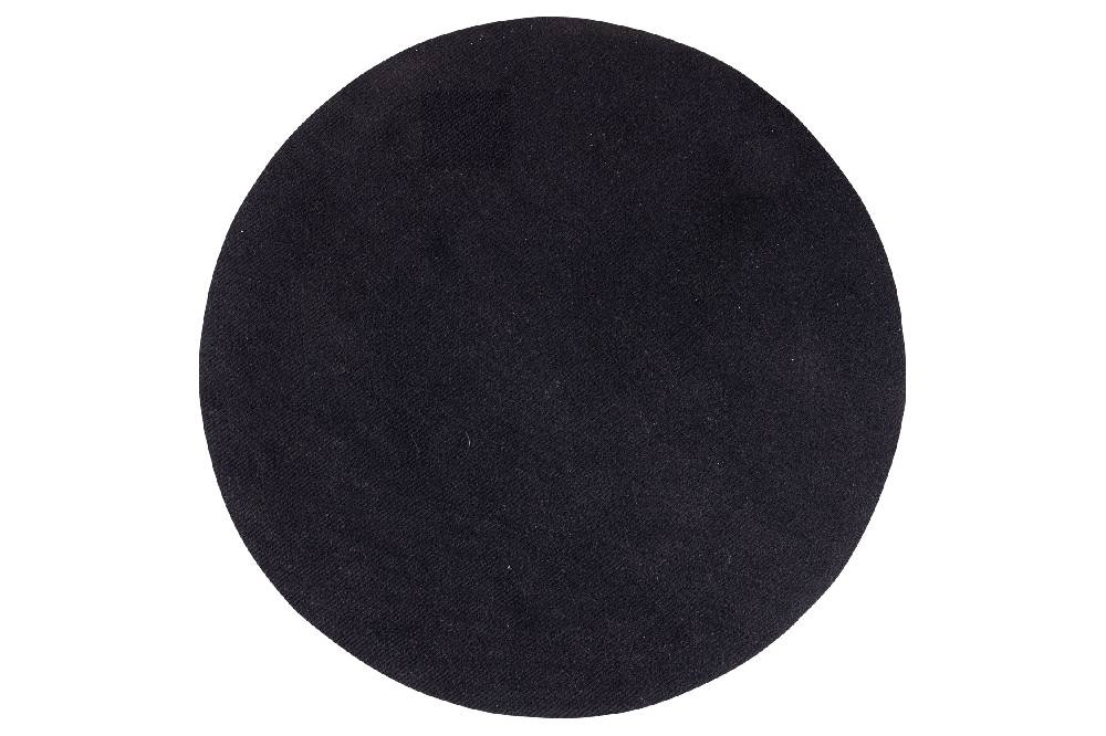 Novità Home Bistrot - Placemate Round Similar Smooth Leather Black Set 1/4