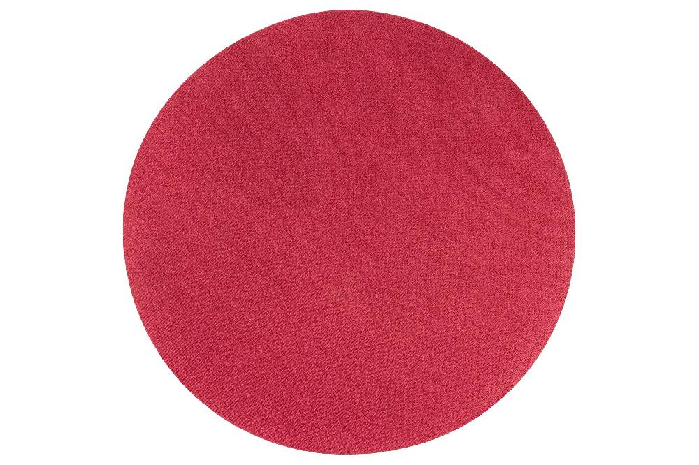 Novità Home Bistrot - Placemate Round Similar Smooth Leather Bordeauxset 1/4