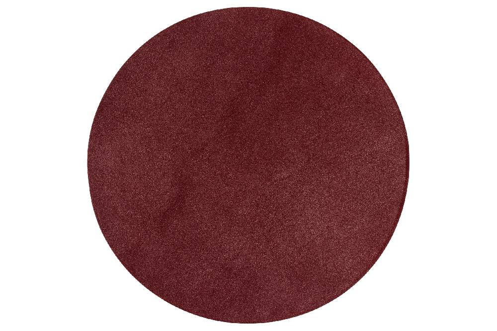 Novità Home Bistrot - Placemate Round Similar Smooth Leather Bordeauxset 1/4