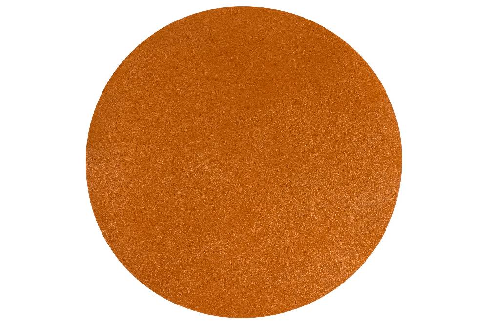 Novità Home Bistrot - Placemate Round Similar Smooth Leather Brown Set 1/4