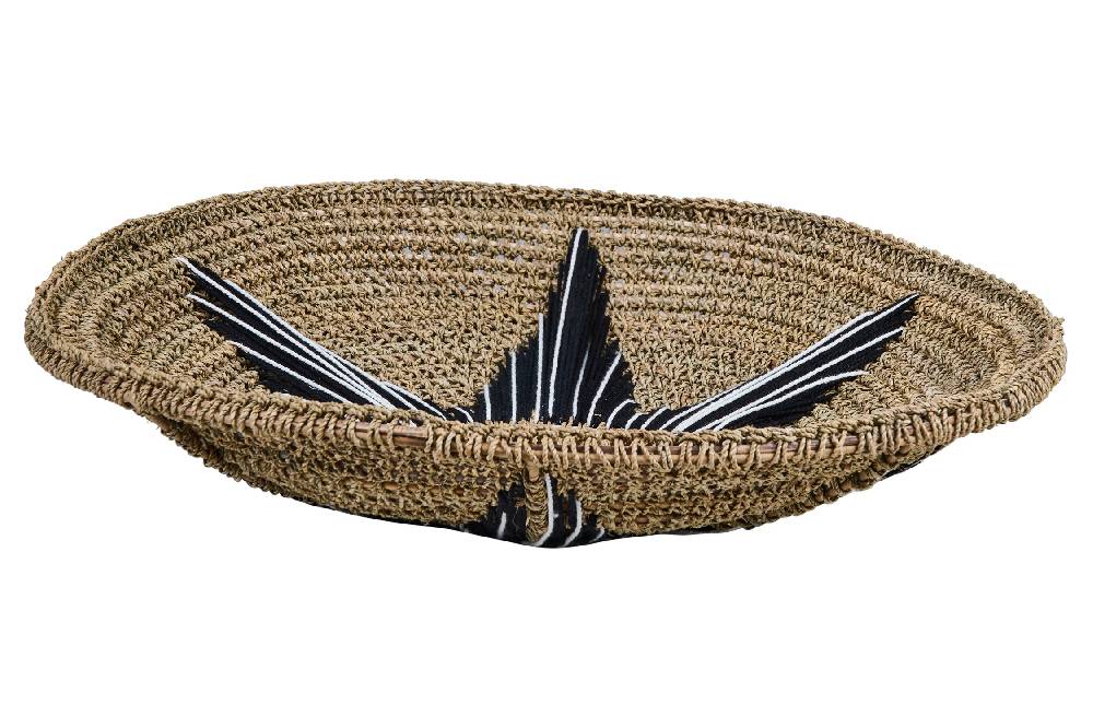 Novità Home Boho Chic - Piatto Decorativo Stella Nera