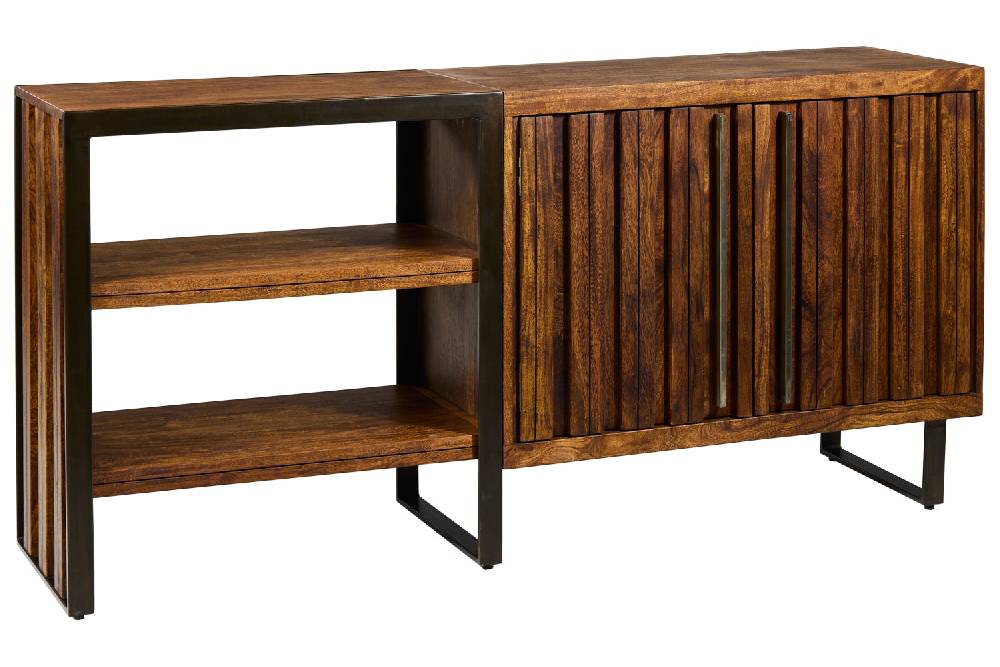 Novità Home Boston - Credenza 2 Sportelli Con Ripiani