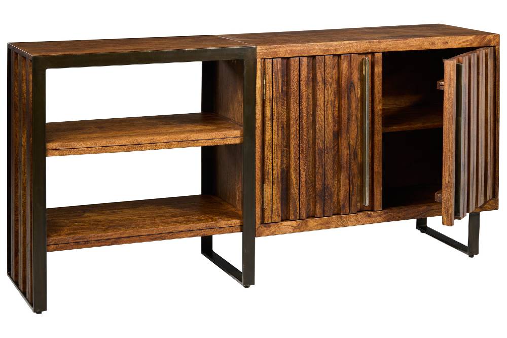 Novità Home Boston - Credenza 2 Sportelli Con Ripiani