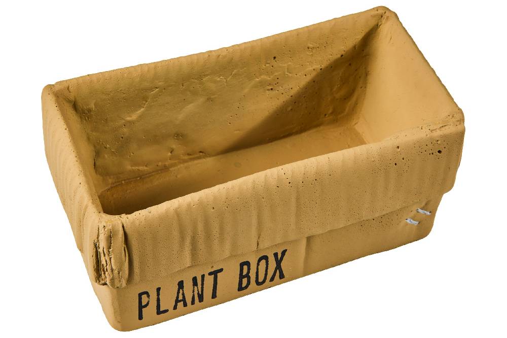 Novità Home Box Cement - Vaso A Imballo Scatola Cartone In Cemento 21,5cm