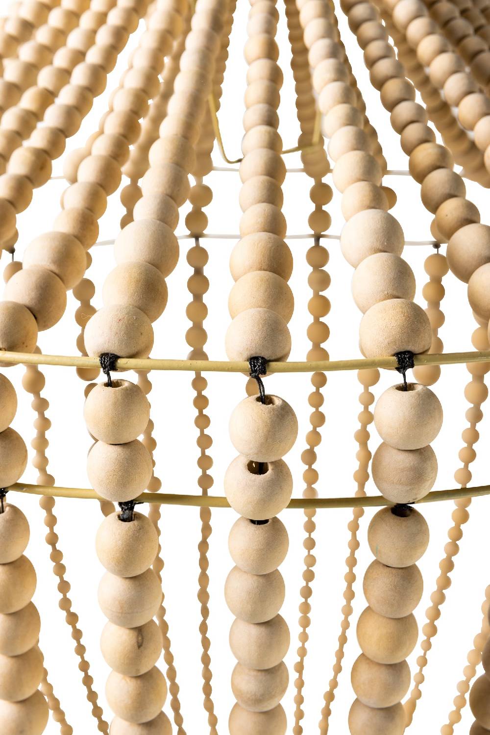 Novità Home Bubbles - Lampadario Grande Sfere Legno Naturale