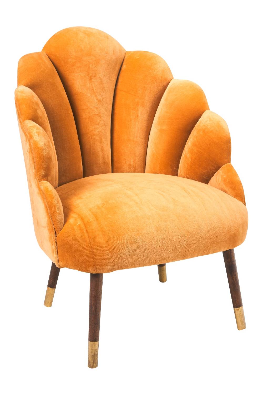 Novità Home Butterfly - poltroncina imbottita caramello