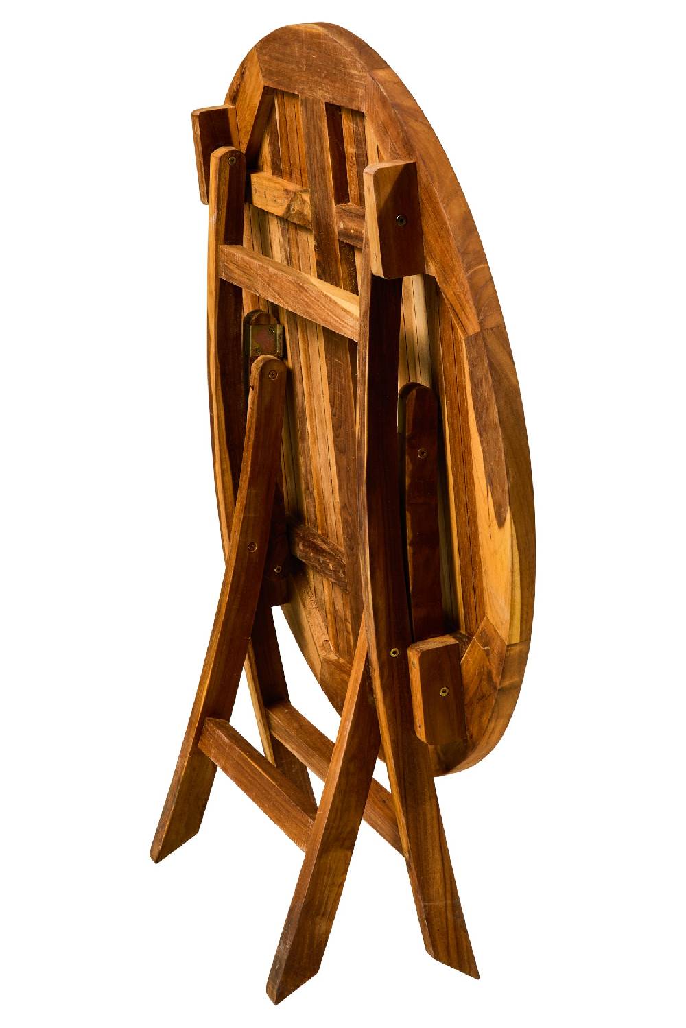 Novità Home Cabrera - Tavolo Rotondo Pieghevole In Teak Marrone