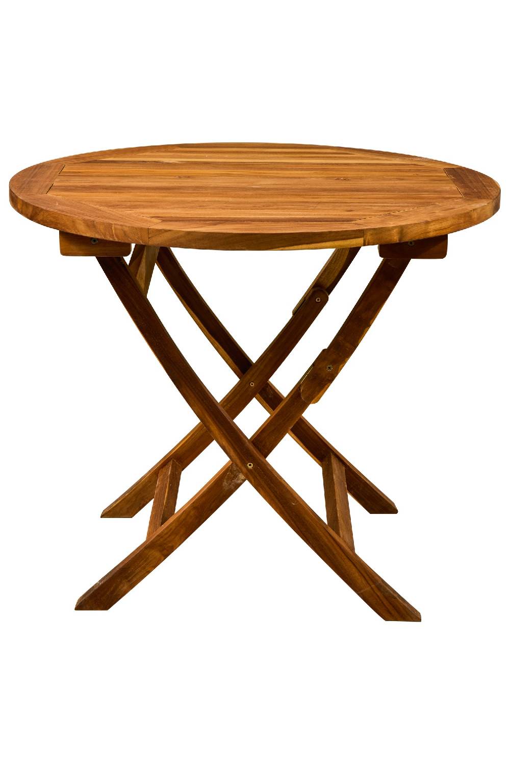 Novità Home Cabrera - Tavolo Rotondo Pieghevole in Teak Marrone