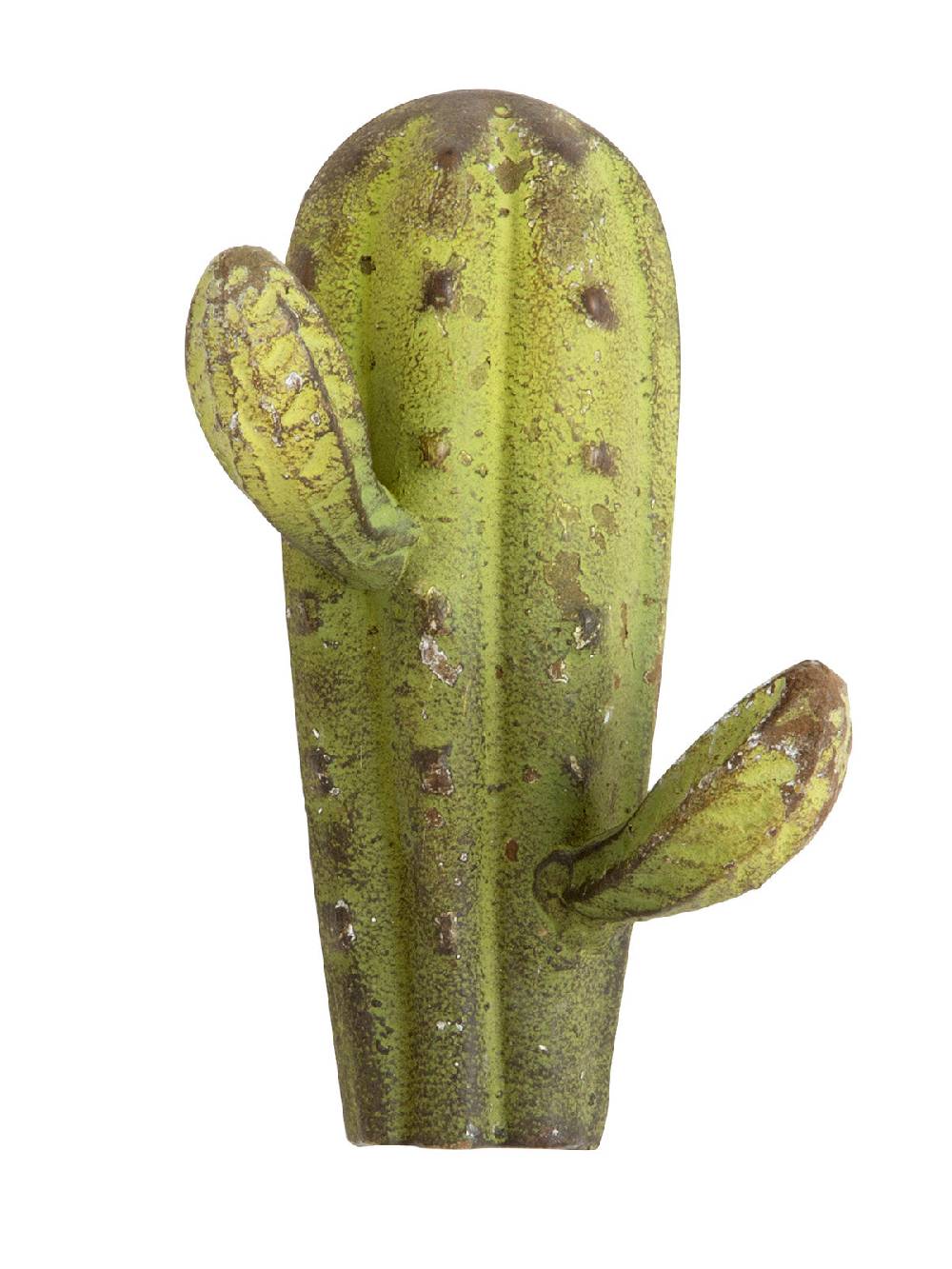 Novità Home Cactus - attaccapanni in metallo verde - 2 ganci