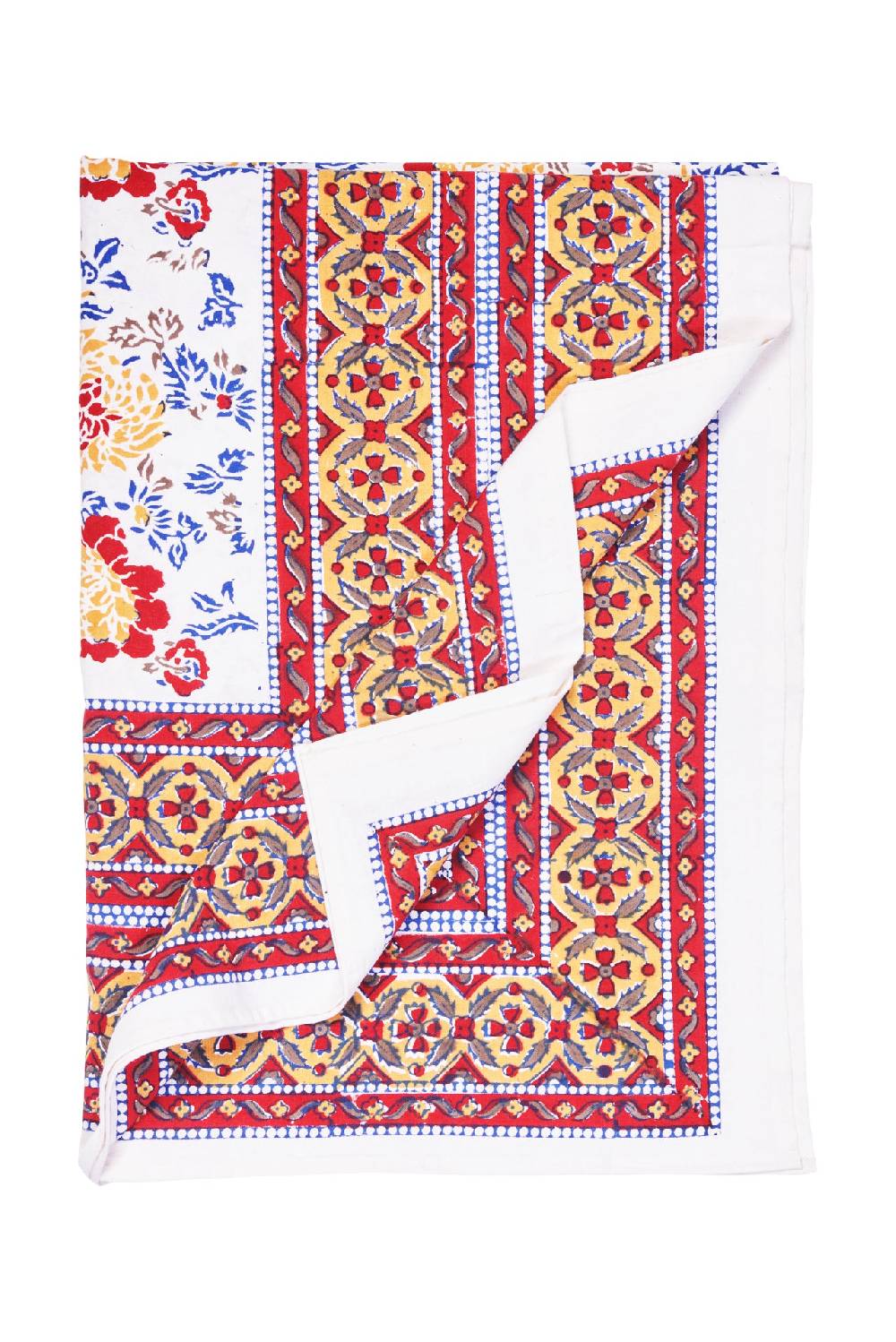 Novità Home Capoliveri - Mezzero Singolo Decor Rosso, Blue In Cotone