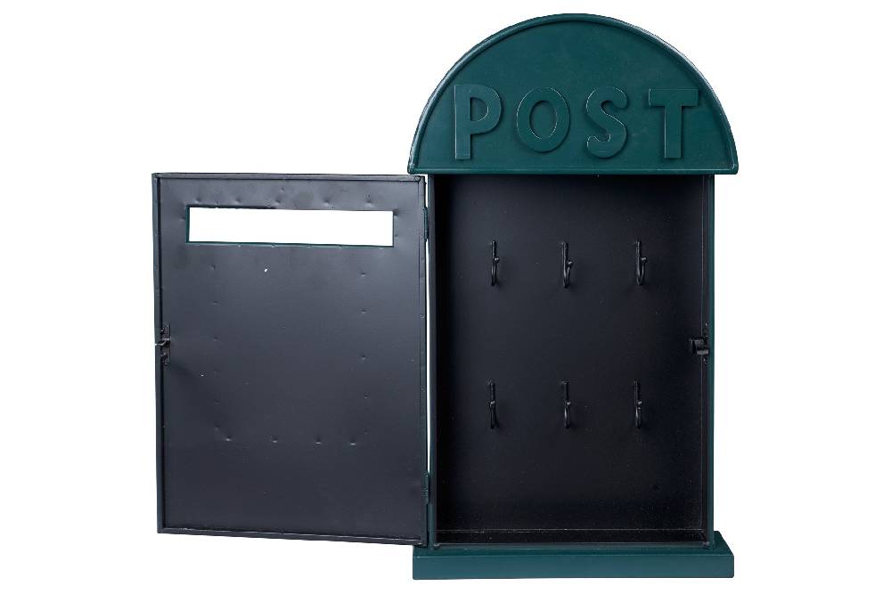Novità Home Cassetta Posta Porta Chiavi In Metallo Verde