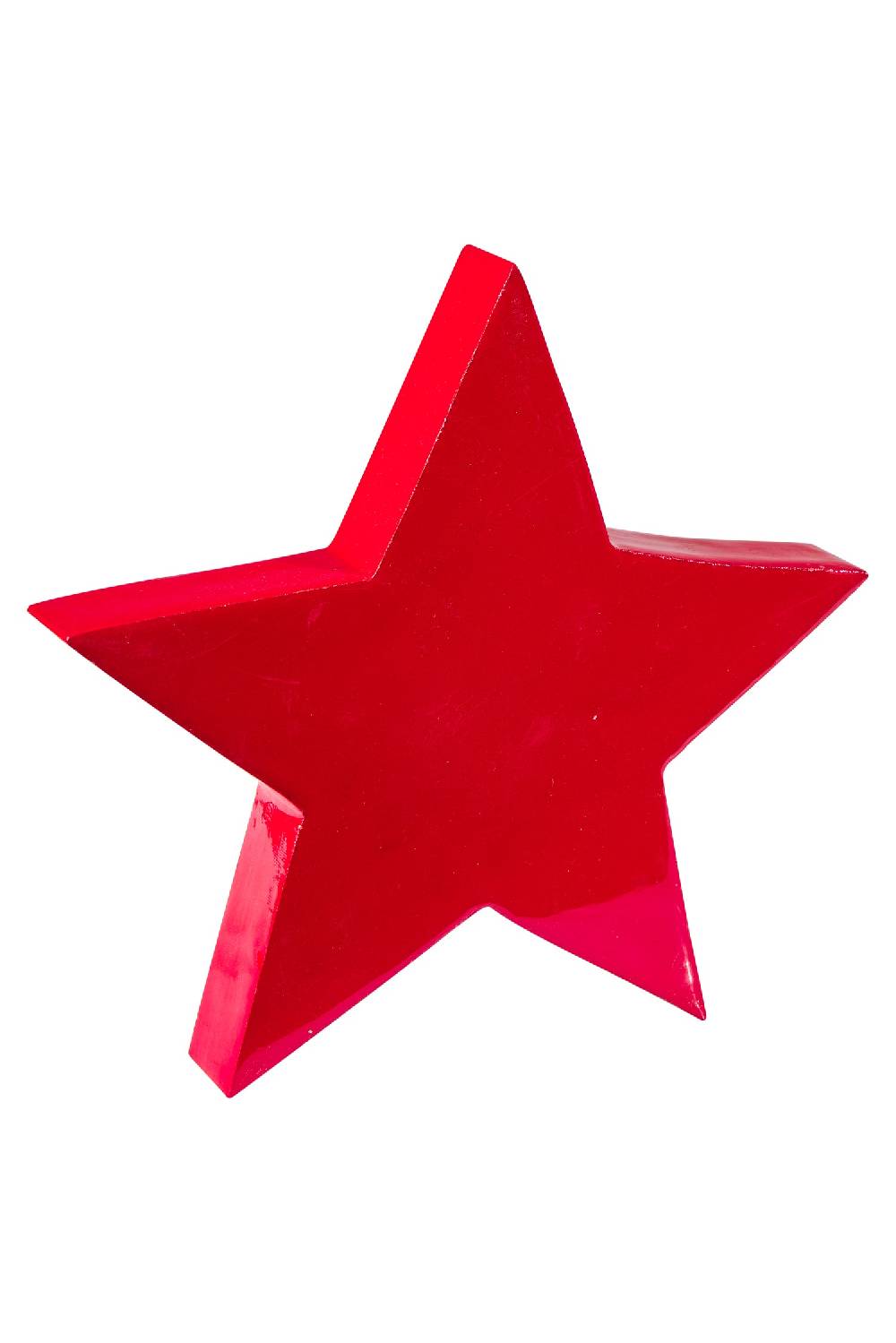 Novità Home Christmas - Stella Decorativa Rossa Da Appoggio