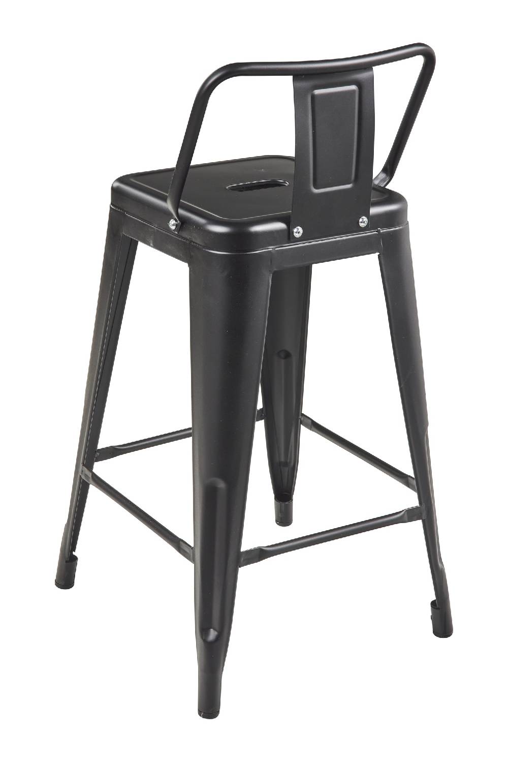 Novità Home Cindy - Sgabello Seggiolone In Metallo Nero