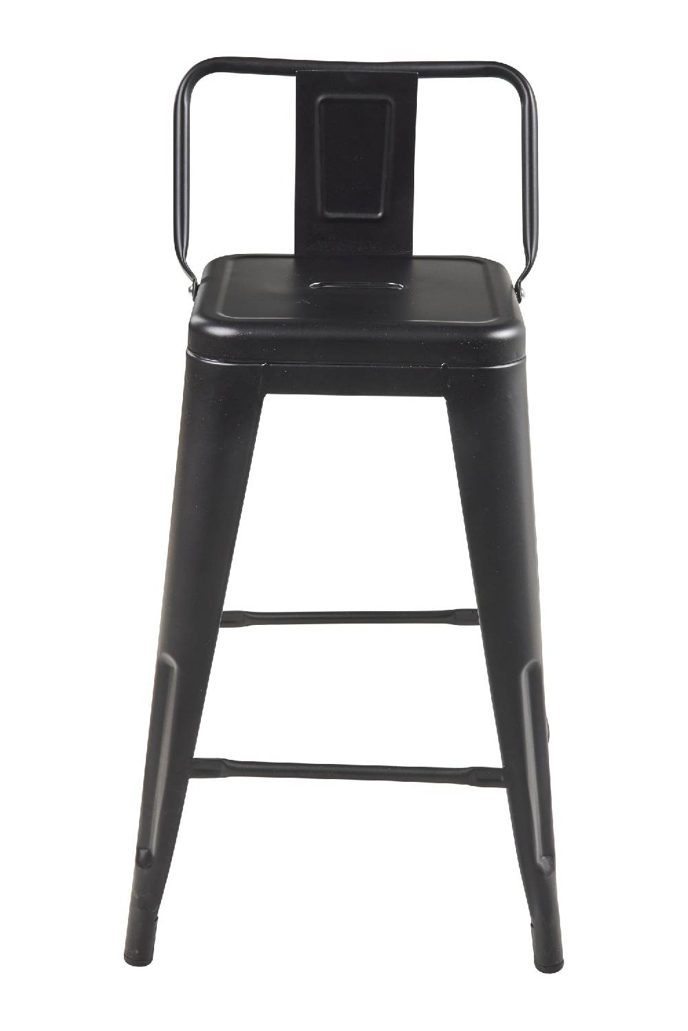 Novità Home Cindy - Sgabello Seggiolone In Metallo Nero