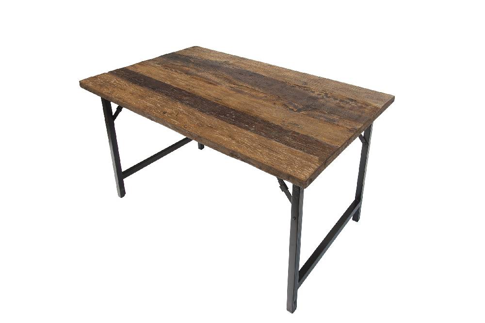 Novità Home Consolle In Legno E Ferro Gambe Pieghevoli