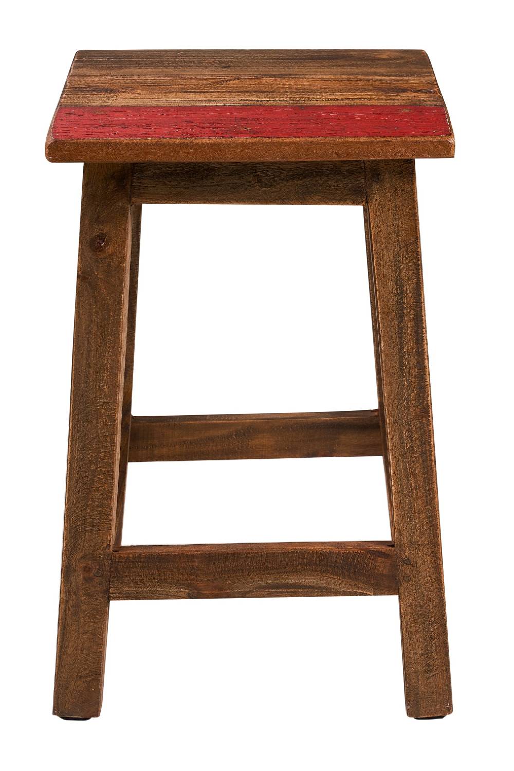 Novità Home Cordonnier - Sgabello Con Legni Di Recupero