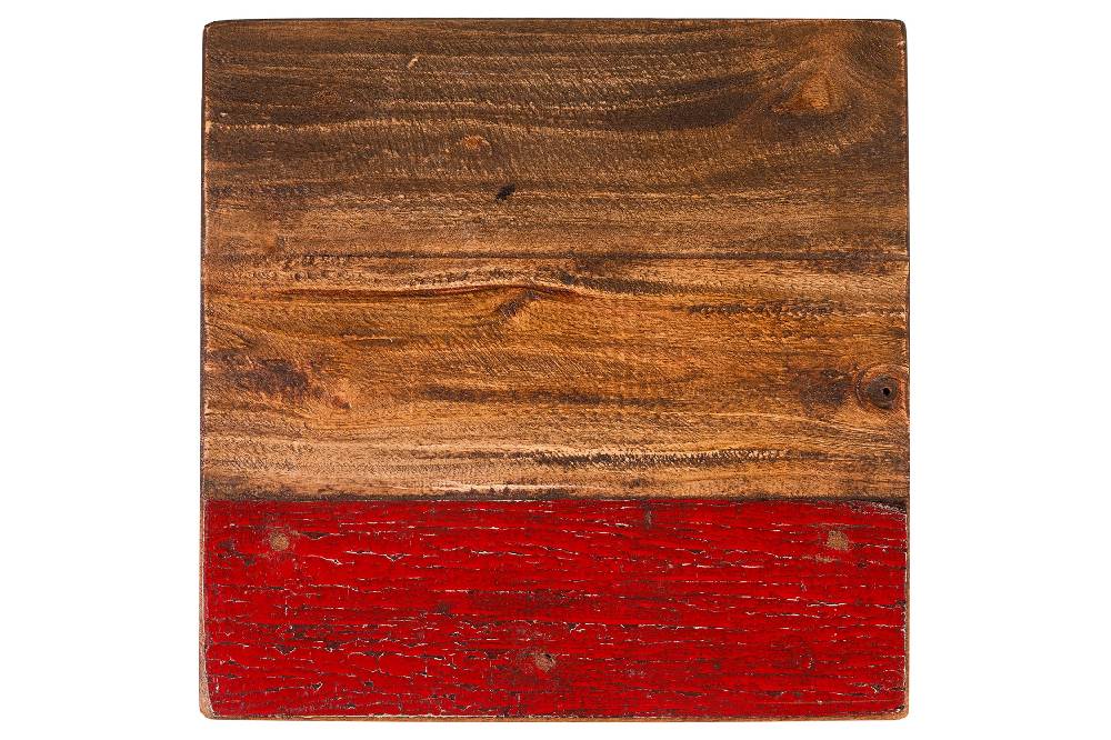 Novità Home Cordonnier - Sgabello Con Legni Di Recupero