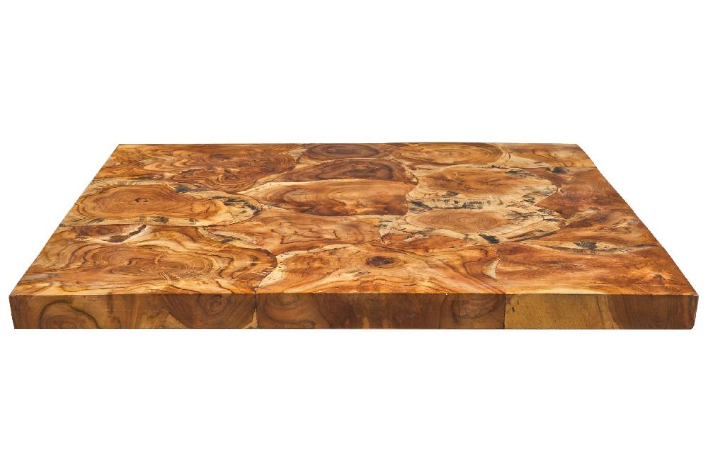 Novità Home Craftsman - Piano Quadrato Legni Assemblati In Teak 80X80