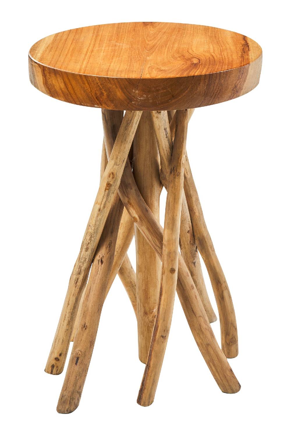 Novità Home Craftsman - Tavolino Tondo Con Gambe Teak