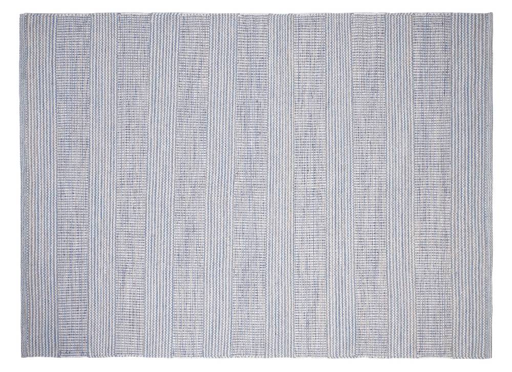 Novità Home Disegual - tappeto melange' lana e cotone toni azzurro