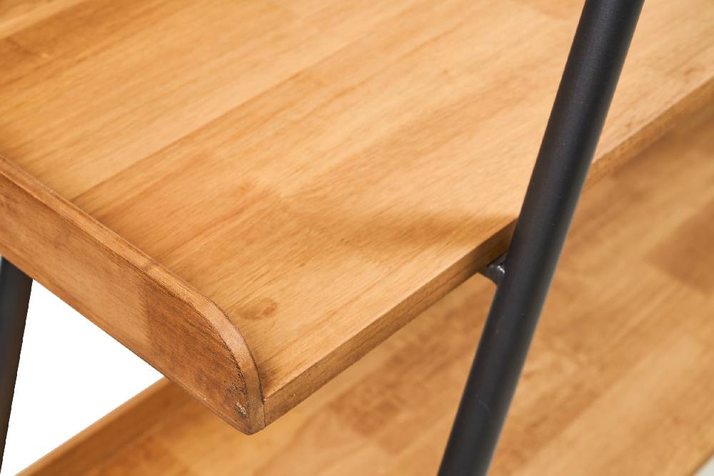 Novità Home Etagere - Scaffale 4 Piani Con Struttura Compass In Ferro